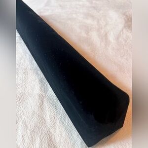 New- Jet Black Velour Bracelet/Cuff Display & Organizer. 14” in Length